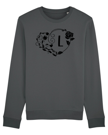 Litera L - negru Anthracite