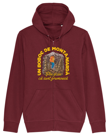 Un boboc de montaniardă Burgundy