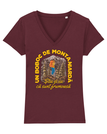 Un boboc de montaniardă Burgundy