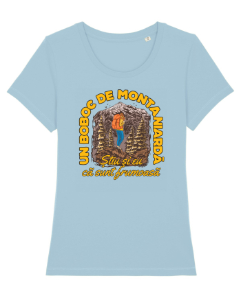 Un boboc de montaniardă Sky Blue