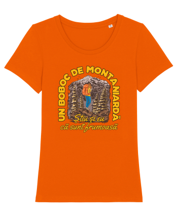Un boboc de montaniardă Bright Orange