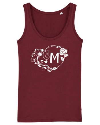 Litera M - alb Burgundy