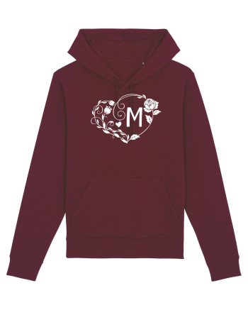 Litera M - alb Burgundy