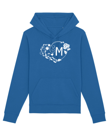 Litera M - alb Royal Blue