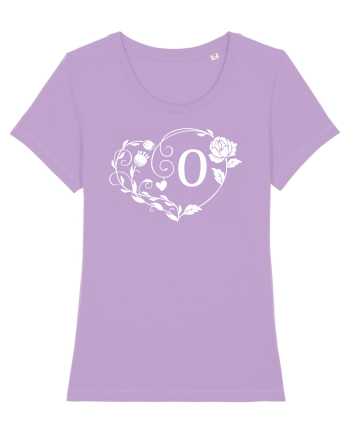 Litera O - alb Lavender Dawn