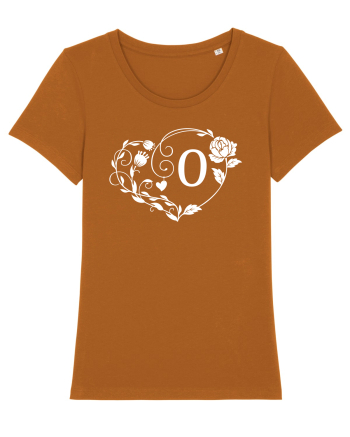 Litera O - alb Roasted Orange