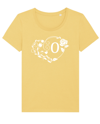 Litera O - alb Jojoba