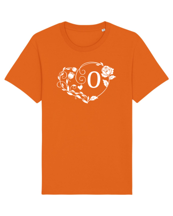 Litera O - alb Bright Orange