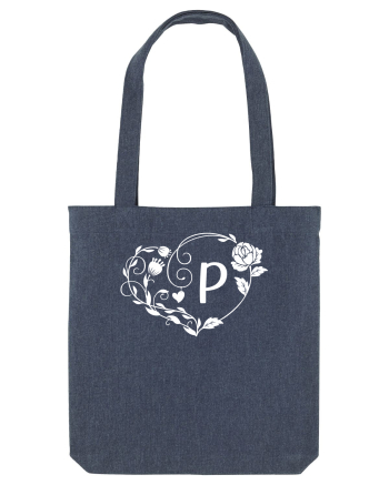 Litera P - alb Midnight Blue