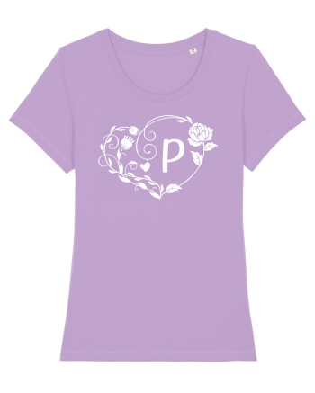 Litera P - alb Lavender Dawn