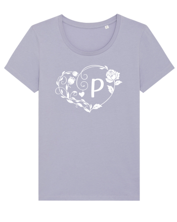 Litera P - alb Lavender