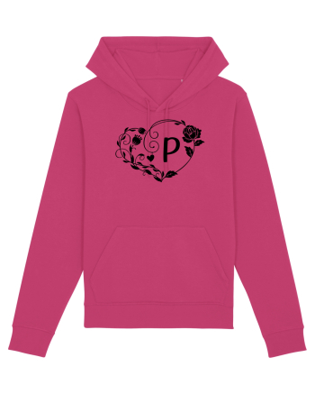 Litera P - negru Raspberry