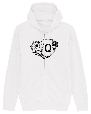 Litera Q - negru White
