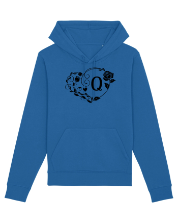 Litera Q - negru Royal Blue