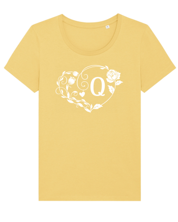 Litera Q - alb Jojoba