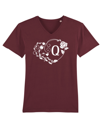 Litera Q - alb Burgundy