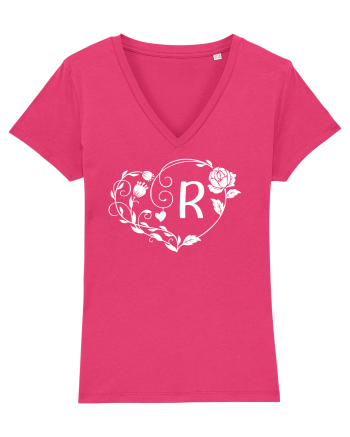 Litera R - alb Raspberry
