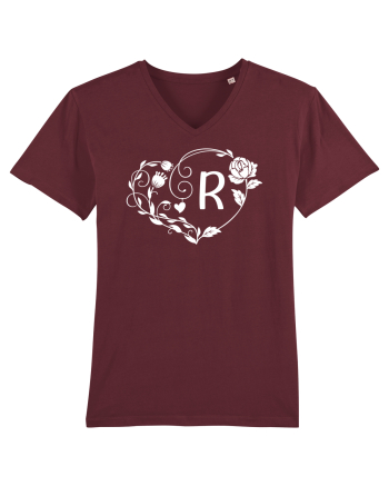 Litera R - alb Burgundy