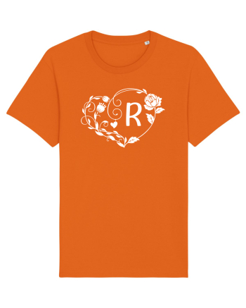 Litera R - alb Bright Orange