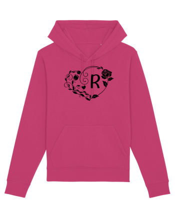 Litera R - negru Raspberry