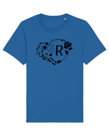 Litera R - negru Royal Blue