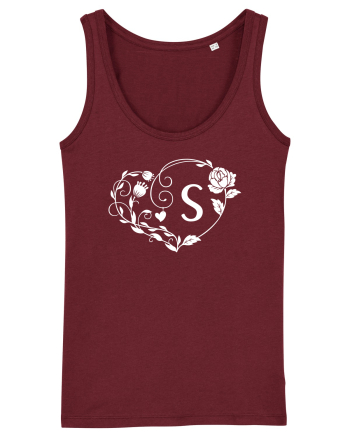Litera S - alb Burgundy