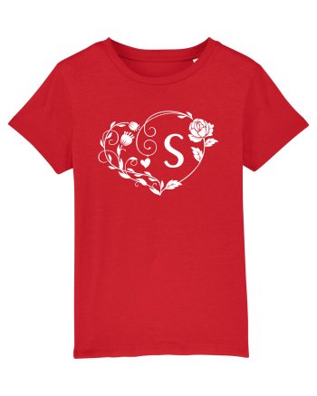 Litera S - alb Red