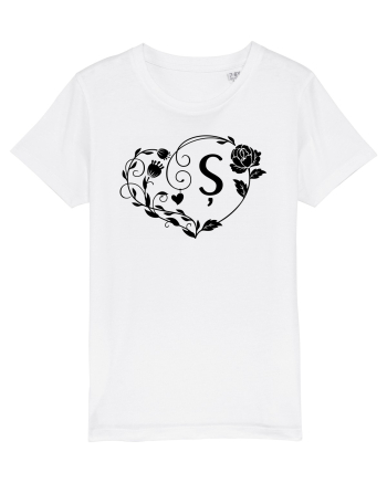 Litera Ș -negru White