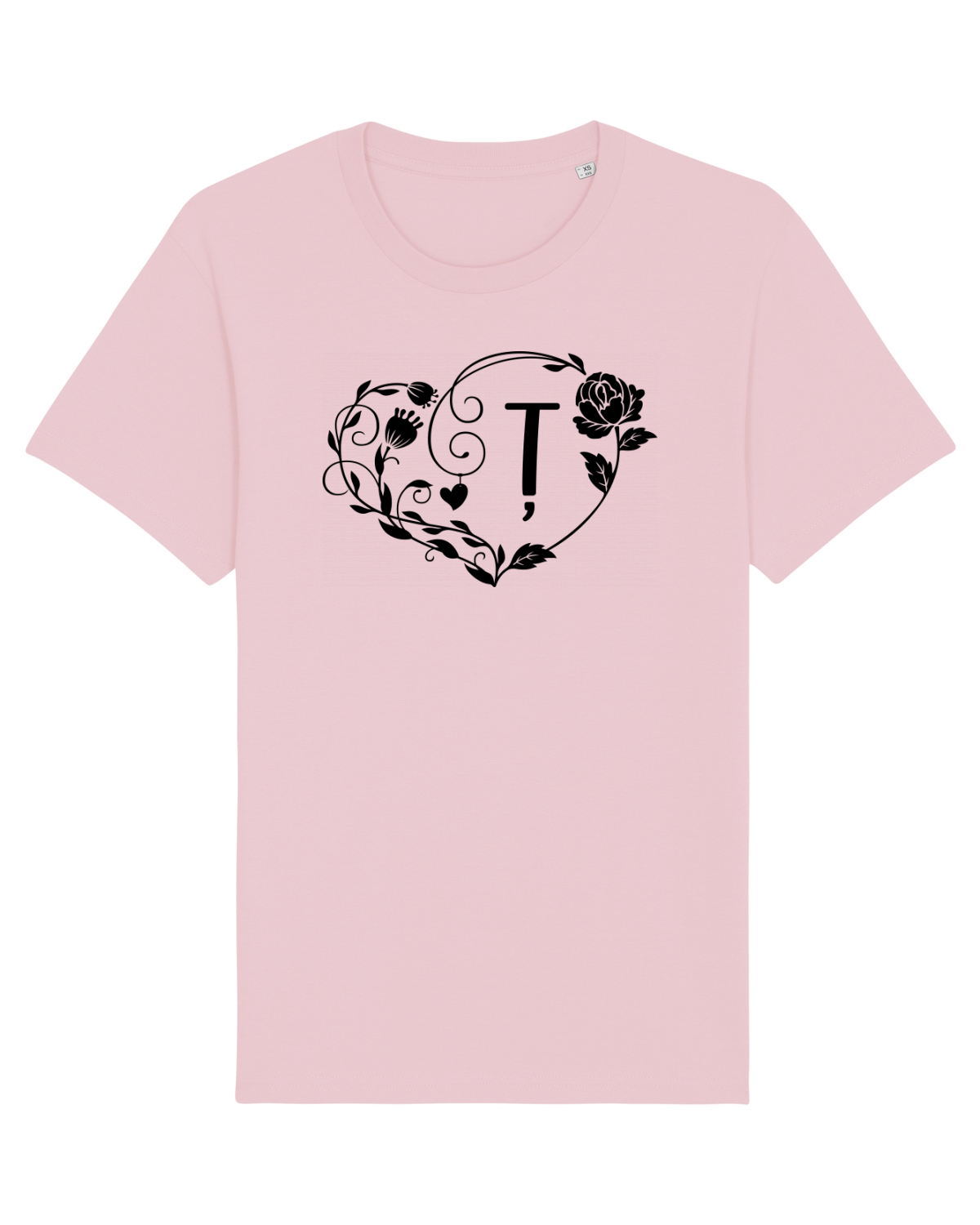 Tricou mânecă scurtă Unisex Rocker Cotton Pink