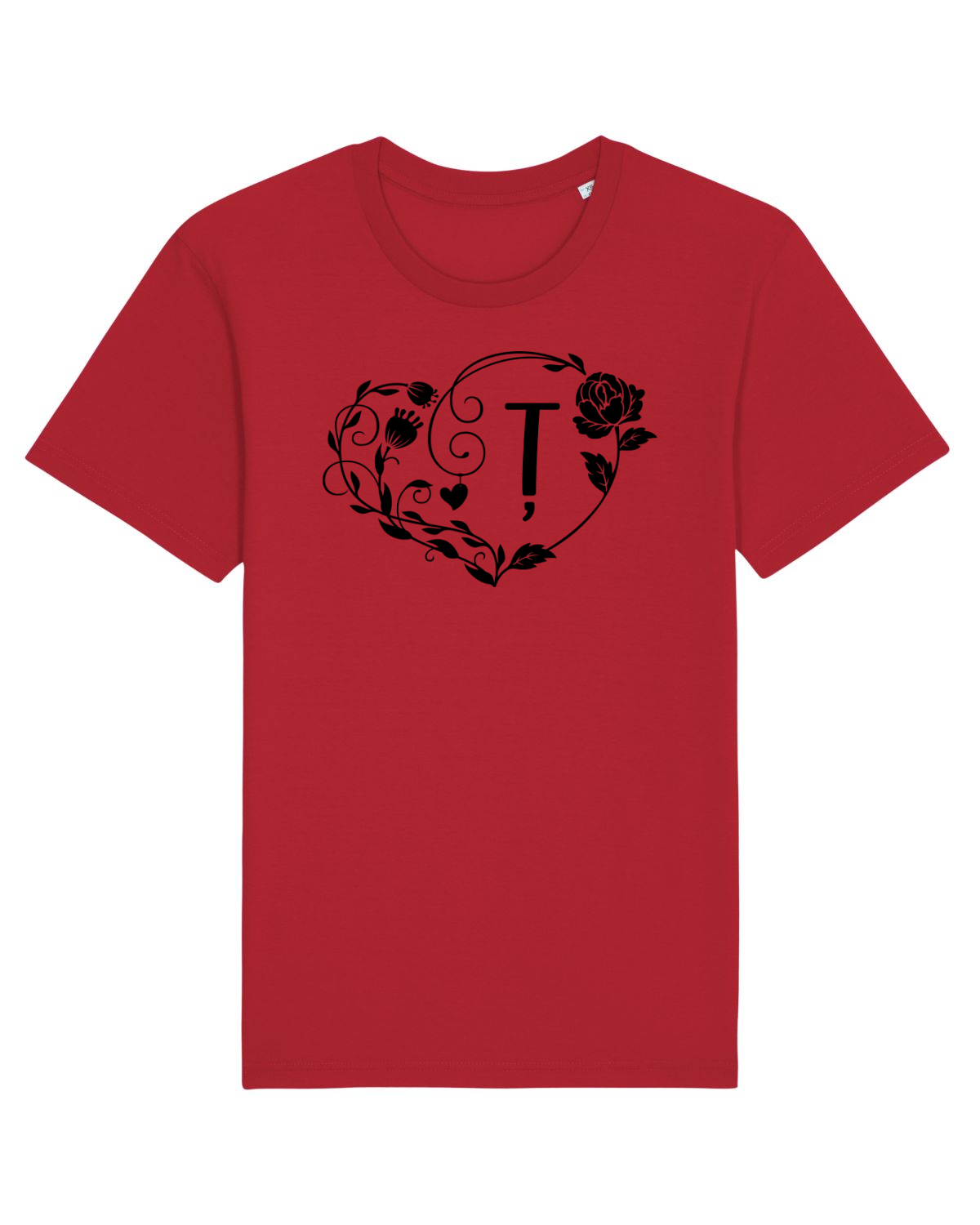 Tricou mânecă scurtă Unisex Rocker Red