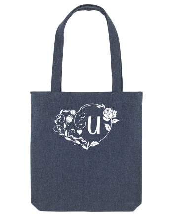 Litera U - alb Midnight Blue