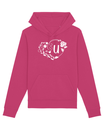 Litera U - alb Raspberry