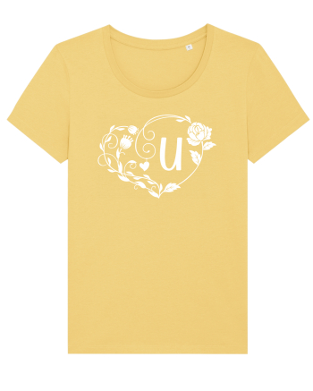 Litera U - alb Jojoba