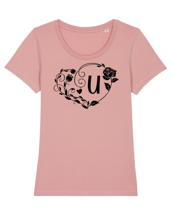 Litera U - negru Canyon Pink