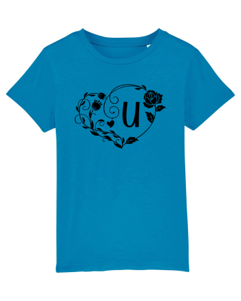 Litera U - negru Azur