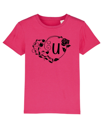 Litera U - negru Raspberry