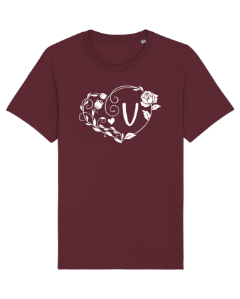 Litera V - alb Burgundy