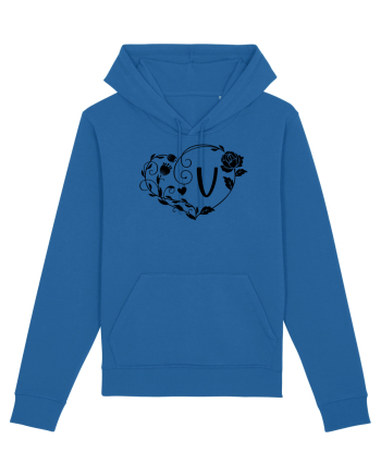 Litera V - negru Royal Blue