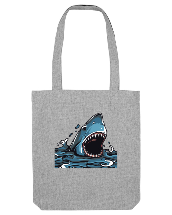 Shark Attack Heather Grey