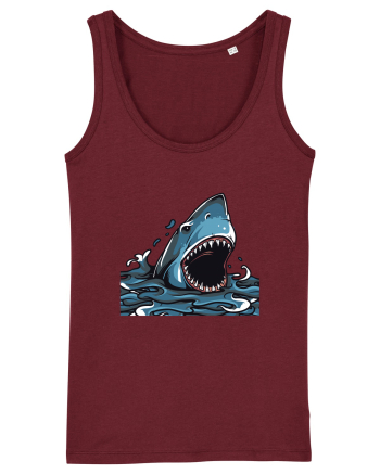 Shark Attack Burgundy
