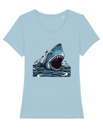 Shark Attack Sky Blue