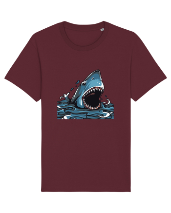 Shark Attack Burgundy
