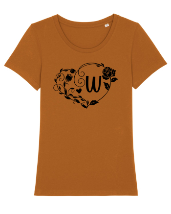 Litera W - negru Roasted Orange
