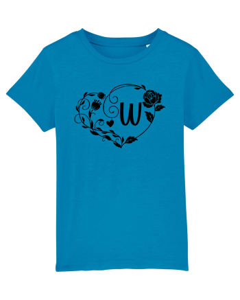 Litera W - negru Azur