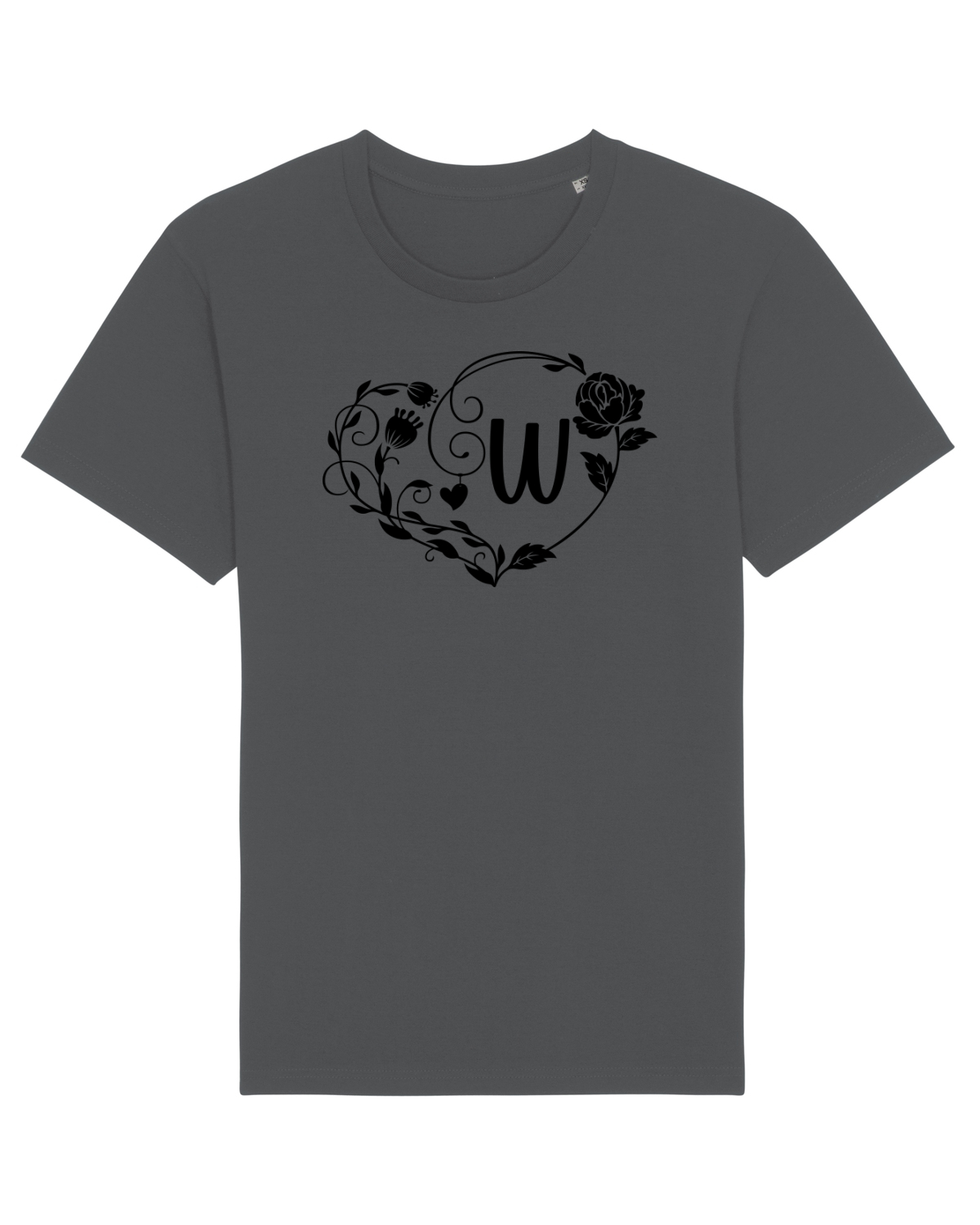 Tricou mânecă scurtă Unisex Rocker Anthracite