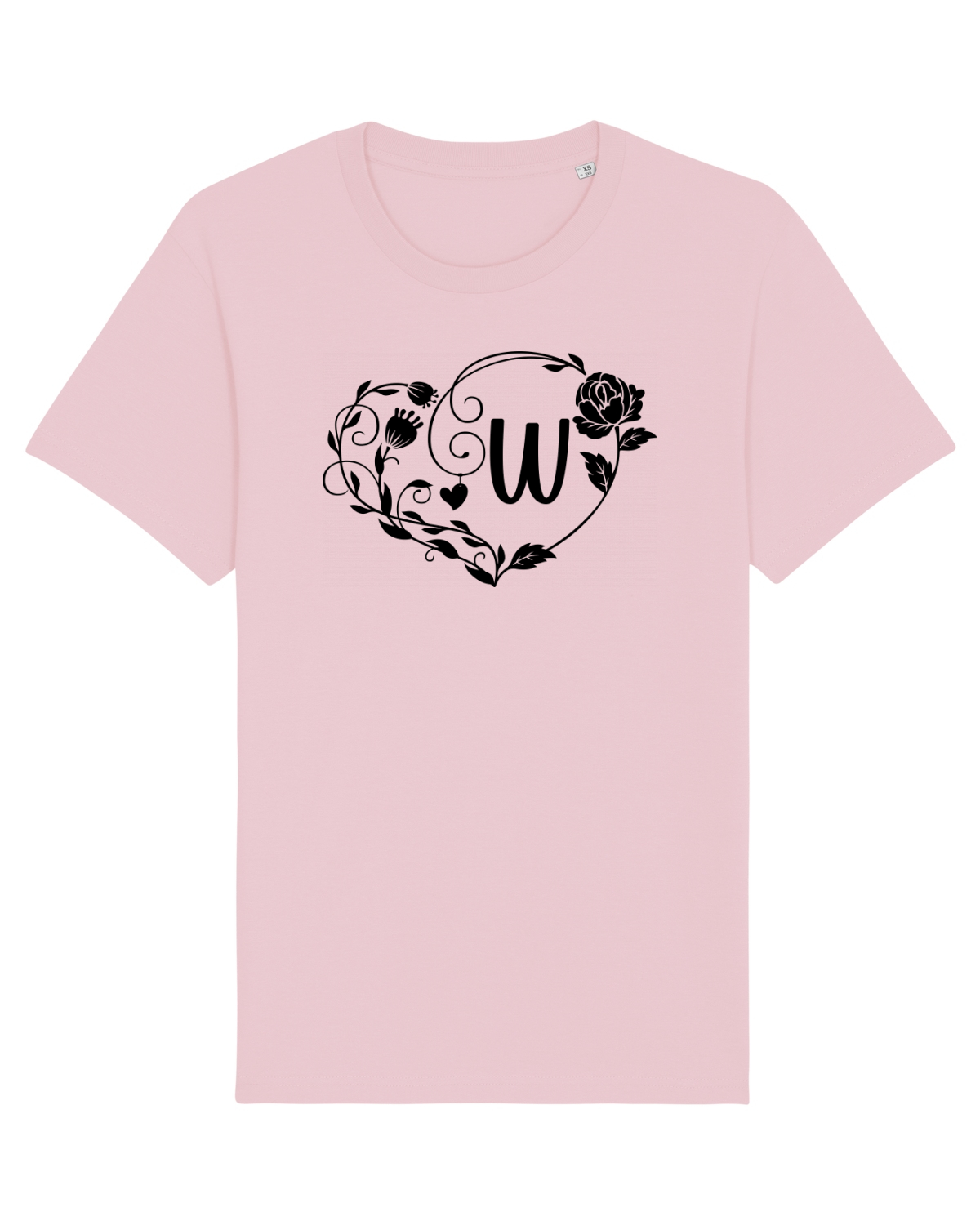 Tricou mânecă scurtă Unisex Rocker Cotton Pink