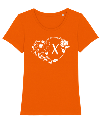 Litera X - alb Bright Orange