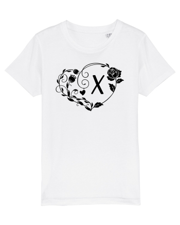 Litera X - negru White