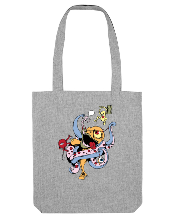 Octopus Monster Heather Grey