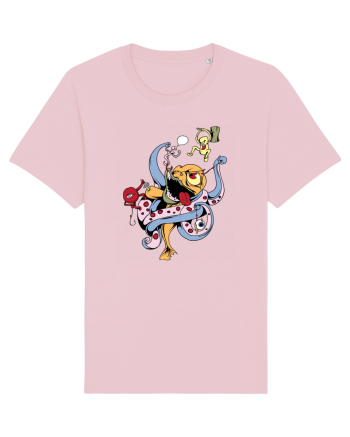 Octopus Monster Cotton Pink